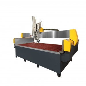 巖板加工利器-能博水刀龍門式AC軸產品